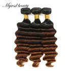 8A Malaysian Deep Curly Weave bundles With Lace Frontal , Virgin Human Hair 13x4 frontal lace closure with bundles