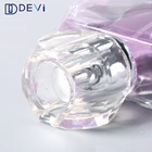 Devi Glass 100ml Cosmetics Elegant Blue Perfume Bottle Special Square Empty Glass Parfum Bottle