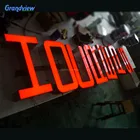 Hotel lobby display logo signage Led mini acrylic sign letters Led light up letters