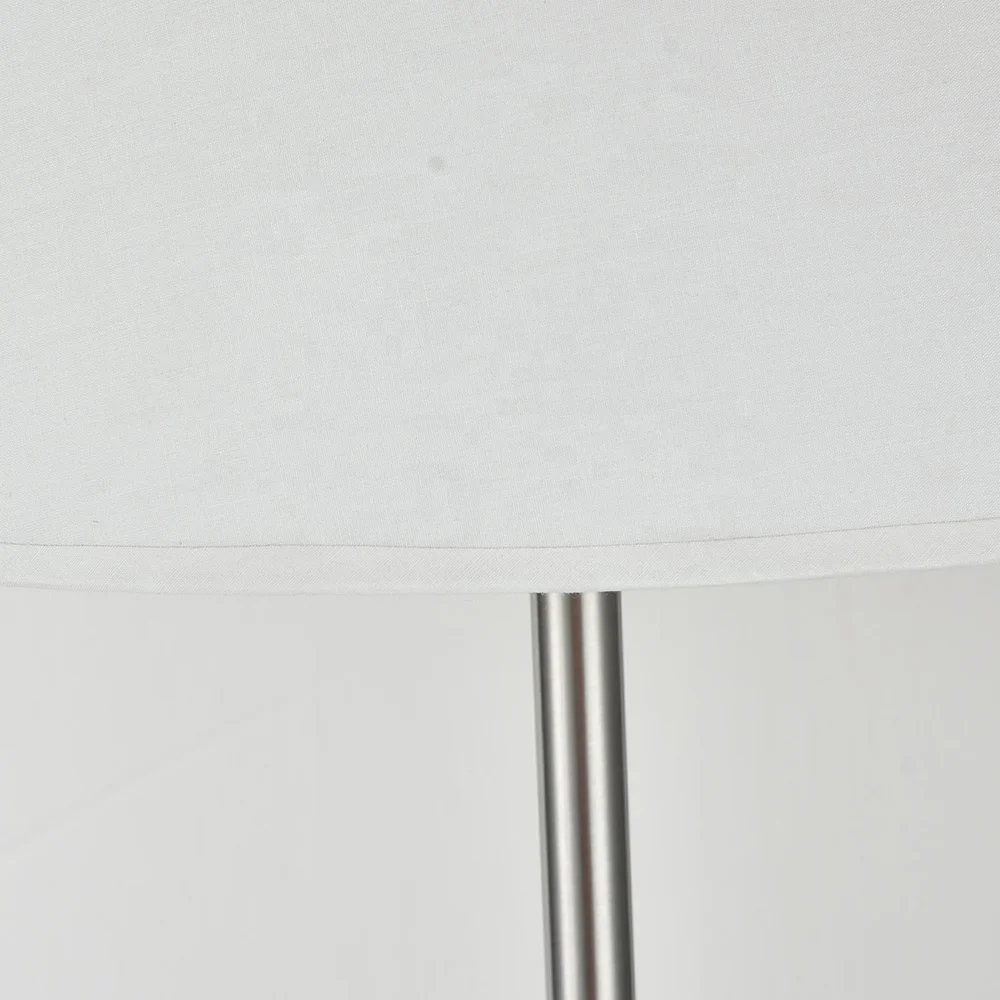 Modern Hotel LED Floor Lamp with Fabric Shade for Super 8 Hotel Guestroom