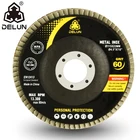 Various grit customized flap disc 4.5 polish for metal