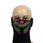 2019 Amazon Hot Sale Led Light Up Neon Party Rave Animals Mask Glow in the dark
