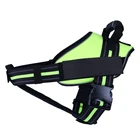 Custom Print Logo Car Pet Dog Safe Control harness with Handle,Easy Walk Sports Dog Harness Set,Big Large Dog Harness