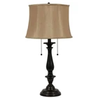 JLT-1402 modern home living room desk light brushed nickle metal pull chain hotel table lamp