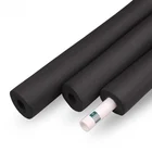 Flexible fireproof rubber foam insulation pipe tubing protective rubber foam tube