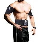 Fitness Abdominal Train Massage Belt Tens EMS Muscle Stimulator Pain Relief Physical Therapy Device