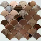 Black Metal Kitchen Mosaic Backsplash Tiles for kitchen decoration