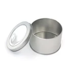 Plain Mint Metal Tin Gift Case Stock Tin Container Round Tin Box