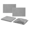 Wholesale plain 90gsm microfiber 4pc bed sheet polyester bedding sets