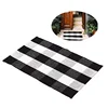 /product-detail/youyue-buffalo-check-plaid-outdoor-flatweave-area-rug-black-and-white-cotton-porch-entryway-front-door-welcome-mats-62345246767.html