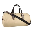 Personalised Barrel cotton sport bag with zipper closure big volumne