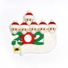 2020 Christmas Tree Decoration Pendant Xmas Decor Coronarvirus Family Quarantine Christmas Ornaments