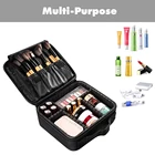 custom made pu women storage carry travel hard shell mould eva case cosmetic bag