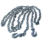 Logo Customization Chain with Clevis /Eye Grab Hooks on Both End