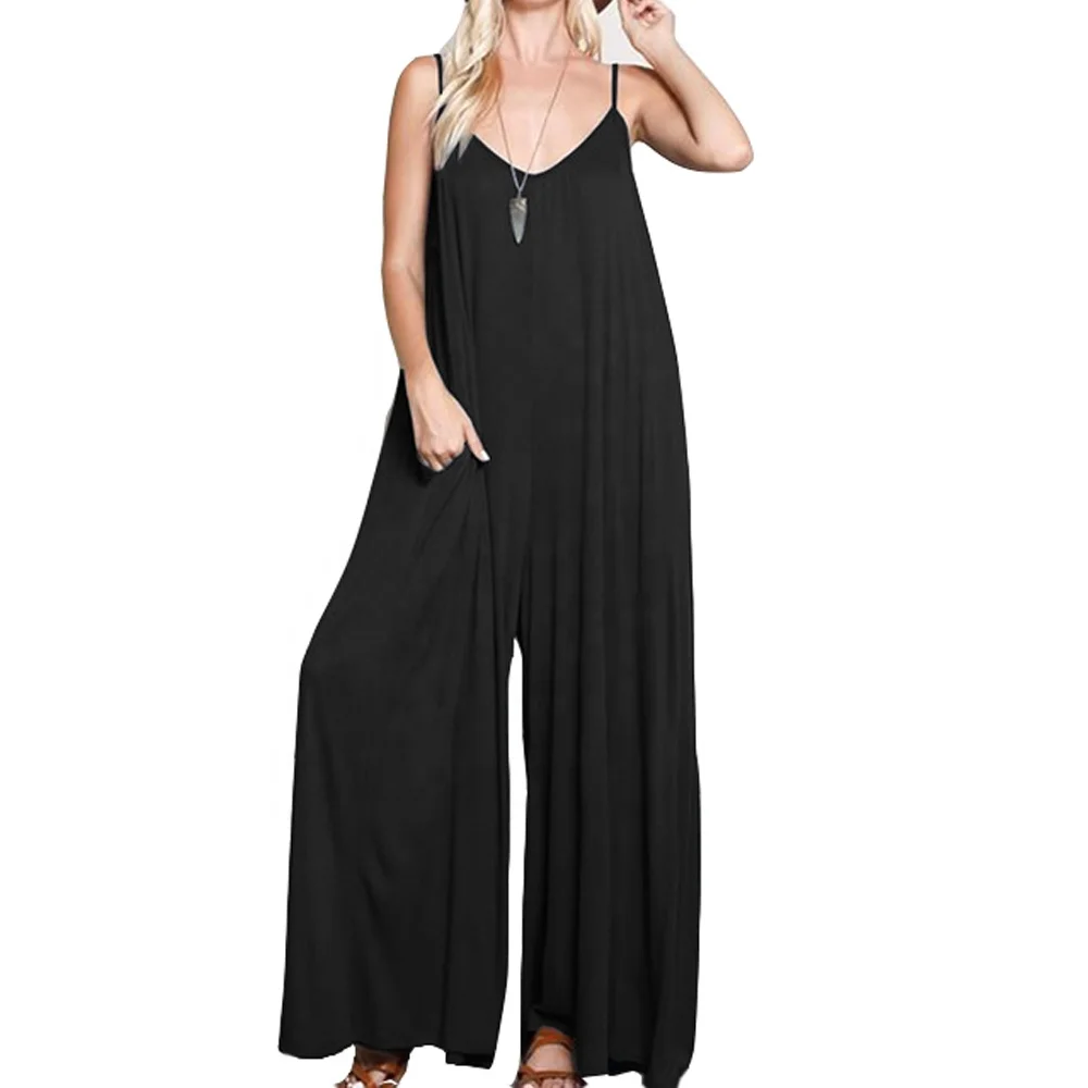 baggy jumpsuit with pockets