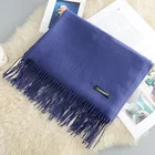 Scotland designer long winter multifunctional private label shawl cashmere scarf for woman