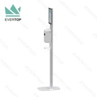 Floor Standing Hand Sanitizer Dispenser Display Stand with Sign Holder Portable Hand Sanitizing Stand Display