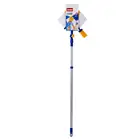 Eco-Friendly Broom Hot Selling 2019 Neco Household Cleaning Plastic Steel Angle Telescopic Broom 2 in 1