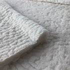 100% Polyester Knit Soft 10mm Long Pile Thick 3D Embossed pv plush fabric