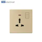 Universal electric socket and switch for bangladesh market