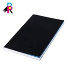 Recycled Custom Journal note book Softcover perfect binding dairy A5 Black cardboard Notebook