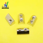 Aluminium Accessory M3 M4 M5 Zinc Plated Polished Slot 5 Spring Lock T Nut with Loaded Ball