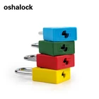 White Beam Manufacture Padlock White Plastic Steel Beam Lockout Safety Padlock