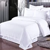 High Quality 100% Cotton Bedding Set Satin Fabric Hotel Linen /Bed Sheets