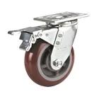 Medium/Heavy Duty Swivel Casters With PU Pattern Wheels