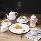 Eco-Friendly Bowl Stock Ceramic White Microwave Safe Restaurant Tableware Bone China Ceramic Soup Bowl
