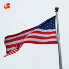 Custom 100% Polyester national Flag print OEM Design USA UK country flag banner wholesale