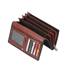Genuine Leather or PU elastic wallet business card wallet holder credit card wallet holder