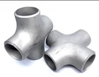 High pressure equal cross stainless steel industrial fitting butt weld cross