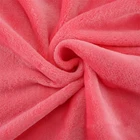 Plain Dyed Flannel Plain Custom Blanket Or Toys 100% Polyester 2 Sides Plain Dyed Knitted Flannel Fleece Fabric