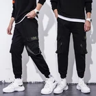 fashion Multi-pocket Harem Hip Pop Pants Trousers Streetwear Sweatpants cargo pants men casual pants men