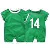 Wholesale Baby Boys Rompers Football Sports Clothes Kids Jumpsuit