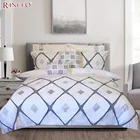 Fashion design queen quilt custom embroidery duvet cover bedding set