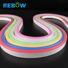 中国防水プールライト 12 v 24 v RGB led ネオン柔軟なストリップ IP68 led ネオンフレックス