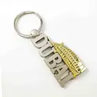 Cheap Wholesale Custom Made Shaped Metal 3D Dubai Keychains