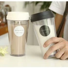 Hot Sale Custom LOGO Printed Coffee Cups , Plastic coffee cup