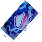 Spandex customized print satin bandana mujer