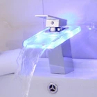 2020 Chinese Factory High Quality Glass LED Basin Mixer Tap