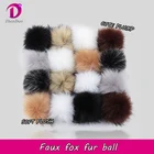 Fur Pelt High Quality Mini Modern Imitation Fox Fur Fox Ball