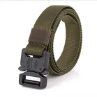 IMG0851 2'' hot sale zinc alloy Adjustable black metal quick release cobra military buckle for tactical belt Pure black