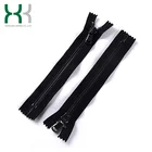 Size Zipper 5# Zippers Design Excellent Quality Custom Logo 5# Size Open-end Auto Lock Garment Metal Nickel Zipper
