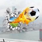 Self-adhesive Football Vinyl Room decor 3D Wall Stickers
