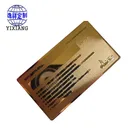 Foil Gold Luxury Bronze Foil Stamping Gold Nfc Business Invitation Card Lace Metal