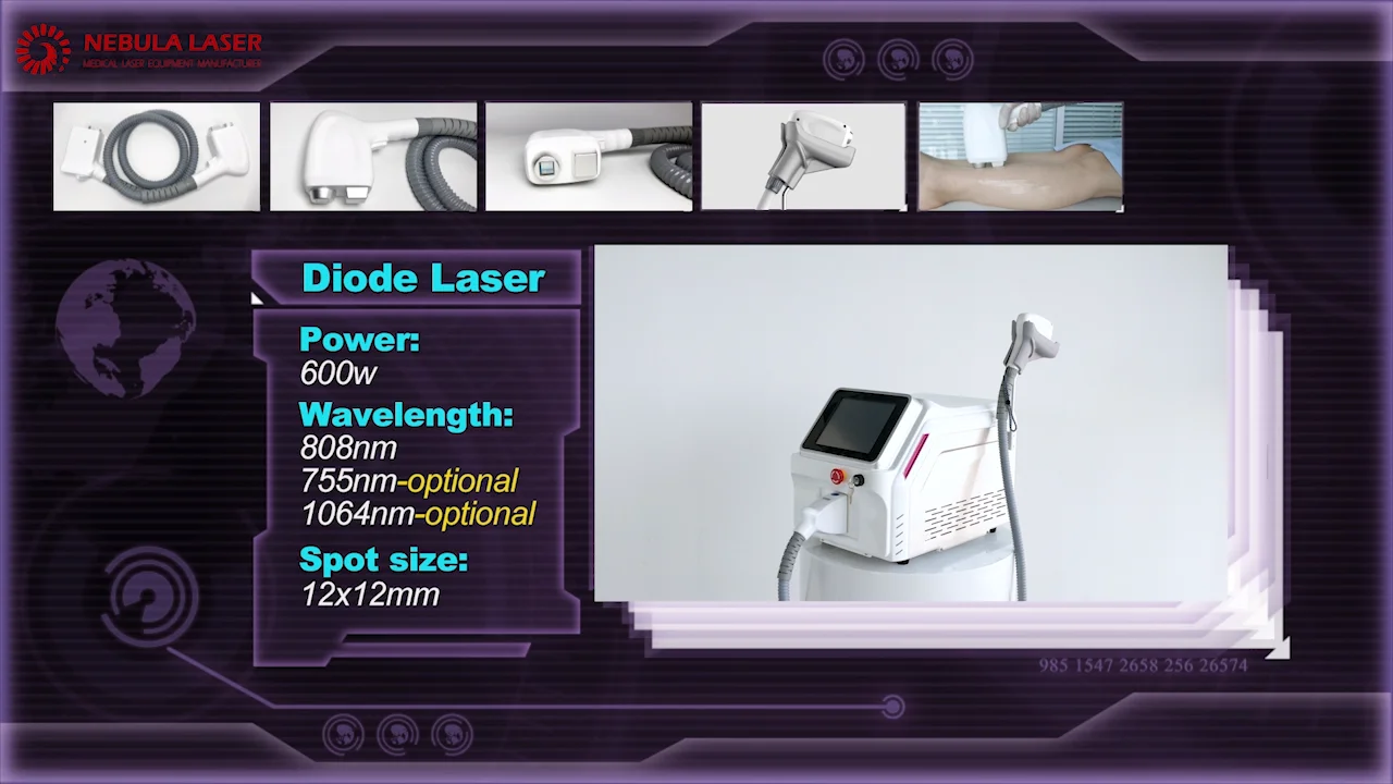 coherent laser chip laser diode device 755 808 1064 painless