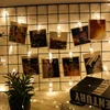 Christmas Day Decoration Light String Led Photo Clip String Lights, Christmas Wedding Party Decorative Lights Hanging Fairy