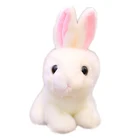 Factory direct sale colorful cute rabbit toy lifelike plush stuffed easter toy bunny